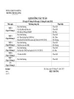 KẾ HOẠCH TUẦN 24