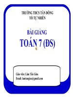 bảng tần số  toán học 7  lâm tấn giàu  thư viện tài nguyên giáo dục long an