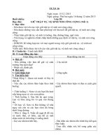 giáo án dạy tiết tuần 16