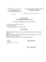 Quyet dinh thanh lap to cong tac thu vien