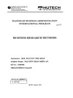 Job satisfaction of employees at tan hiep phat group 