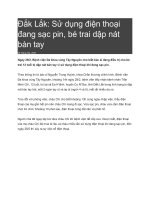 Bai hoc dat gia Khong su dung dien thoai khi dang sac pin