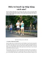 Tải Điều trị huyết áp thấp bằng cách nào - Cách điều trị bệnh huyết áp thấp