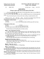 Hop dong Trong coi giu xe dap cho hoc sinh nam hoc 20132014