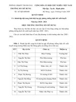 Quyet dinh thanh lap doi sung kich diet bo gay phong chong dich sot xuat huyet nam hoc 20202021