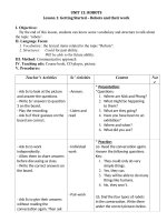 Tieng Anh 6 Sach moi Giao an hoc ki 1