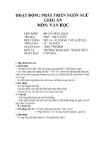 thơ mẹ và cô  phát triển ngôn ngữ  giáo án xịn  website của giáo án xịn