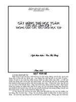 SKKN toan 1 Gay hung thu cho hs qua tro choi hoc tap