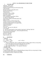 e 6unit 10  ôn thi vào lớp 10  võ thị thùy chi  english 4 all