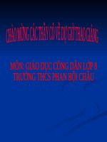 slide bài giảng GDCD lớp 8 tiết 09 góp phần xây dụng nếp sống văn hóa ở cộng đồng dân cư 