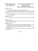 ĐỀ LÝ 8 KỲ I 1415