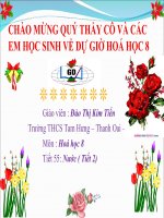 bài 36 nước  hóa học 8  đào thị kim tiến  website của trường thcs tam hưng  thanh oai