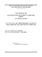 Quy trình nhập khẩu tại công ty trách nhiệm hữu hạn thiết bị công nghiệp c và h 