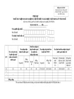 Mẫu Phụ lục thuế thu nhập doanh nghiệp (Mẫu số: 03-4/TNDN)