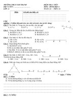 KT Hinh hoc 6 tiet 14 tuan 14