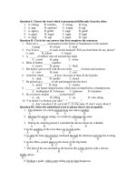 Đề thi thử THPT năm 2012-2013