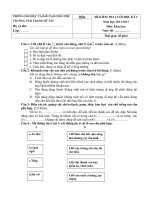 de thi HSG lop 5 mon khoa hoc co dap an