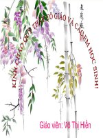 - Bài giảng - Võ Thị Hiền - Website của Trường THCS Tà Long