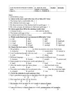 kt a 8 tuan 13  tiếng anh 8  dương thị thương  trường thcs tam thanh