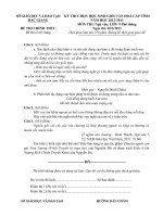 ĐỀ, ĐÁP ÁN HSG TỈNH VĂN 9 (BẮC GIANG 12-13)