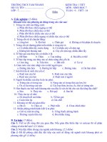 Sinh 7- Tuần 9, tiết 18