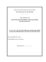 Các yếu tố của quảng cáo tại khuôn viên trường HUTECH đến hành vi tiêu dùng của sinh viên HUTECH 