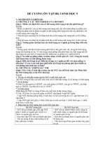 ĐỀ CƯƠNG SINH 9