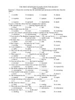 anh 9 ma de 1 0809  tiếng anh 9  trần thanh thủy  chào mừng bạn đến với website của trường thcs thống nhất