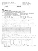 Đề 1 - CN8 - Tuần 27 - Tiết 44