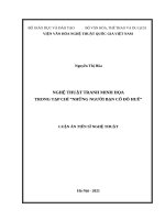 Nghệ thuật tranh minh họa trong tạp chí những người bạn cố đô huế 