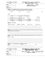 De thi KTDK lop 5 mon Khoa hoc