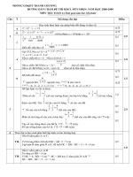 Dap an HSG Toan 6 0809