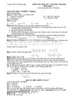 de thk i 1011  toán học 7  trần thanh thủy  chào mừng bạn đến với website của trường thcs thống nhất