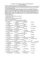 anh 9 ma de 4 0809  tiếng anh 9  trần thanh thủy  chào mừng bạn đến với website của trường thcs thống nhất