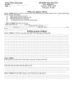 de hk sinh 7 0809  sinh học 7  trần thanh thủy  chào mừng bạn đến với website của trường thcs thống nhất