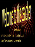 bài 13 anh văn 7  ngoại ngữ 7  hoàng văn hưng  thư viện giáo dục tỉnh quảng trị