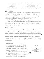 ĐỀ, ĐÁP ÁN HSG TỈNH LÝ 9 (BẮC GIANG 12-13)