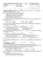 Hóa 8 Tuần 13 tiết 25 (2) 2011 - 2012