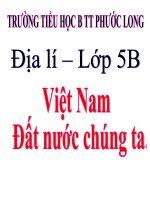 Bai 1 Viet Nam  Dat nuoc chung ta