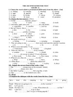 đe thi hk21314  ngoại ngữ 6  lê phước hải  thư viện giáo dục tỉnh quảng trị