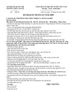 KẾ HOẠCH THÁNG 03 NĂM 2009.doc