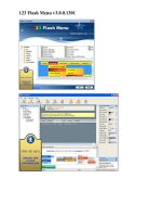 123 Flash Menu v3 - Thiết kế banner flash