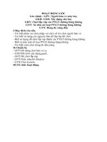 Chủ đề Phương tiện giao thông. Đề tài Người bán vé máy bay