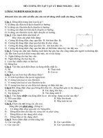 Đề cương ôn tập Kì II (Hay)