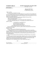 De Thi Tuyen Sinh Vao Lop 10 THPT Nam 20122013 Mon NguVan