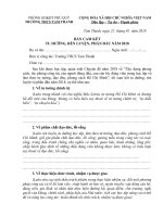 Bản cam kết tu dưỡng, rèn luyện, phấn đấu năm 2018