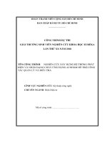 Nghiên cứu xây dựng hệ thống phát hiện và nhận dạng cháy ứng dụng AI nhằm hỗ trợ công tác quản lý và điều tra 