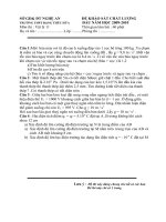 De va dap an thi kiem dinh CL vat ly 11HK1 20092010