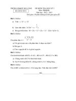ĐỀ THI TOAN HK1(2012-2013)