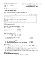 de thi hoc ki 1  toán học 8  trần thanh thủy  chào mừng bạn đến với website của trường thcs thống nhất